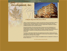 Tablet Screenshot of jollydevelopment.com